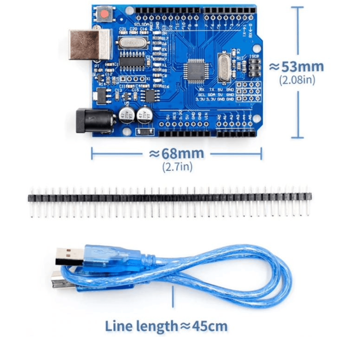 Arduino Uno R Smd Atmega P Board Clone Compatible Model With Cable Onlinesrs In